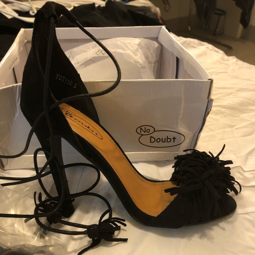 Black heels